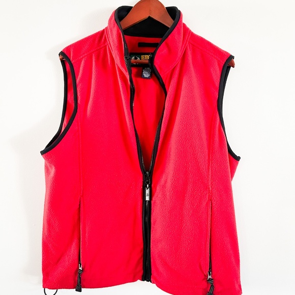 Ebtek by Eddie Bauer Red Sleeveless Sport Vest | Vintage Mens Sport Vest Size: M - Picture 7 of 7